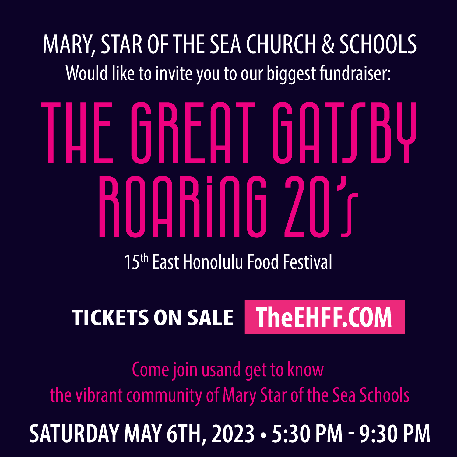 Events for May 2023 Mary Star of the Sea School Hawaii