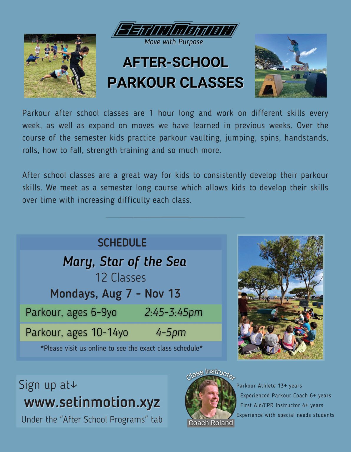 Parkour Mary Star Of The Sea School Hawaii