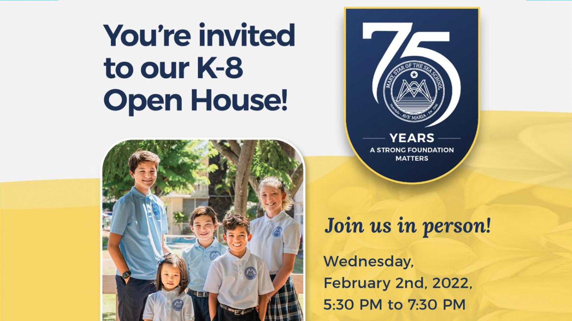 Open House for New and Prospective Families